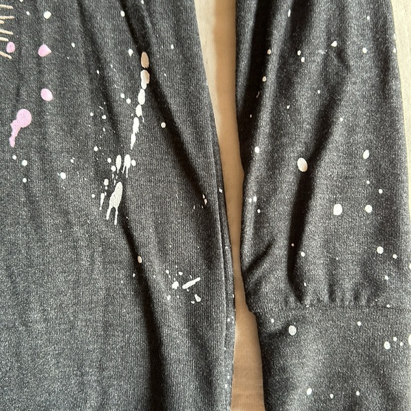 Chaser LOVE Tiger Long Sleeve Knit Top Size Small - Picture 6 of 7